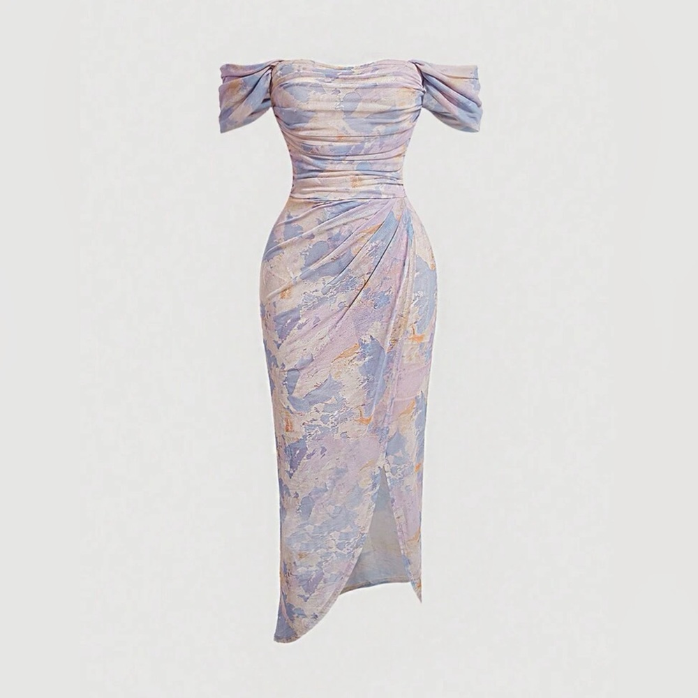 SHEIN off shoulders bodycon dress